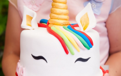 TARTA UNICORNIO DE FONDANT
