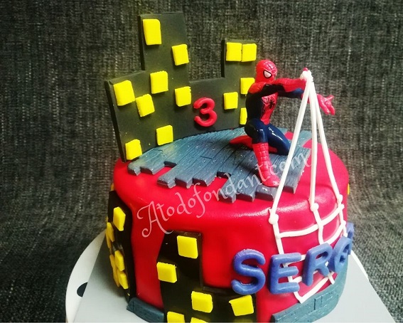 Tarta Spider man Tarta Spider man