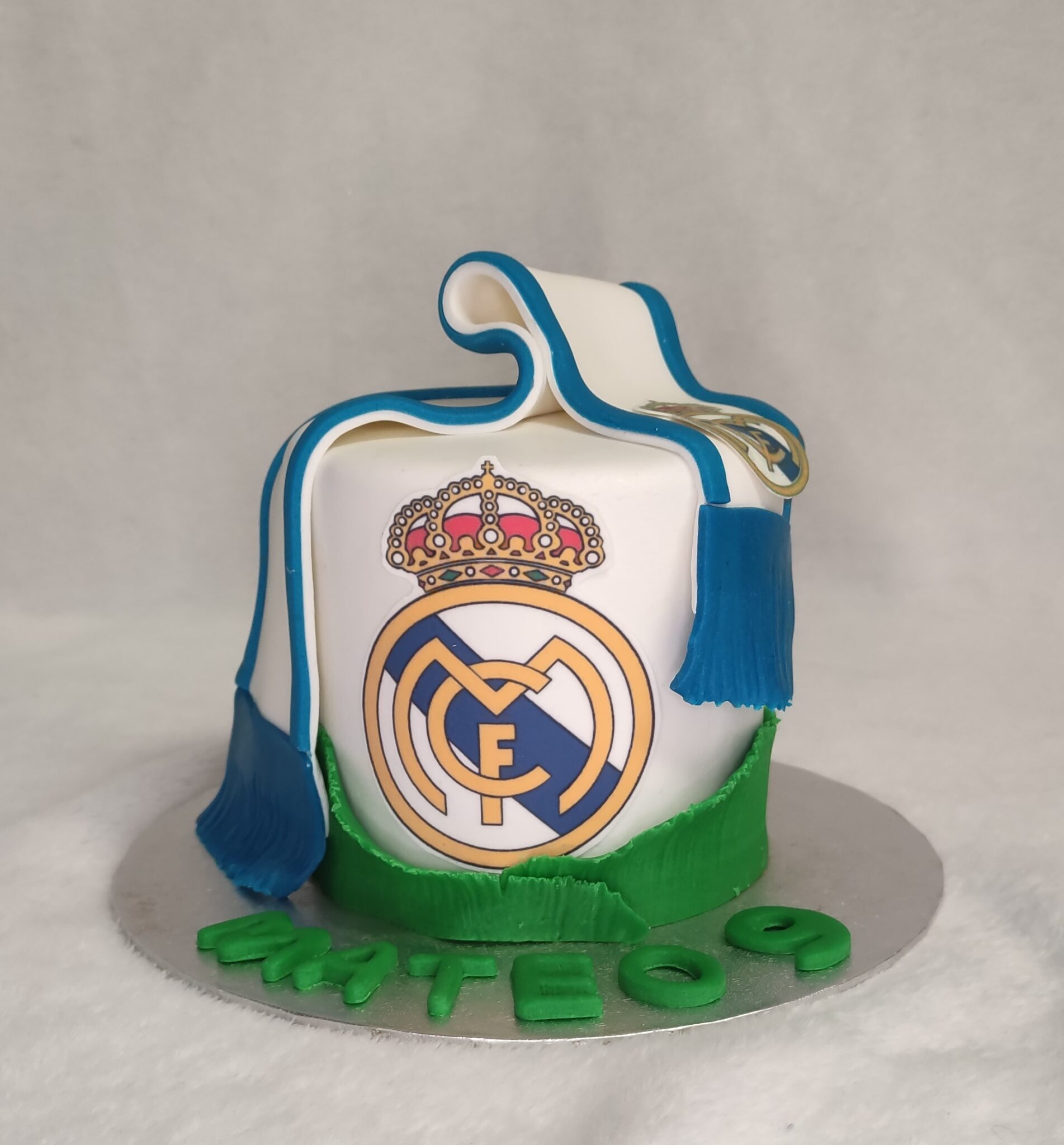 Tarta Real Madrid bufanda Tarta Real Madrid bufanda