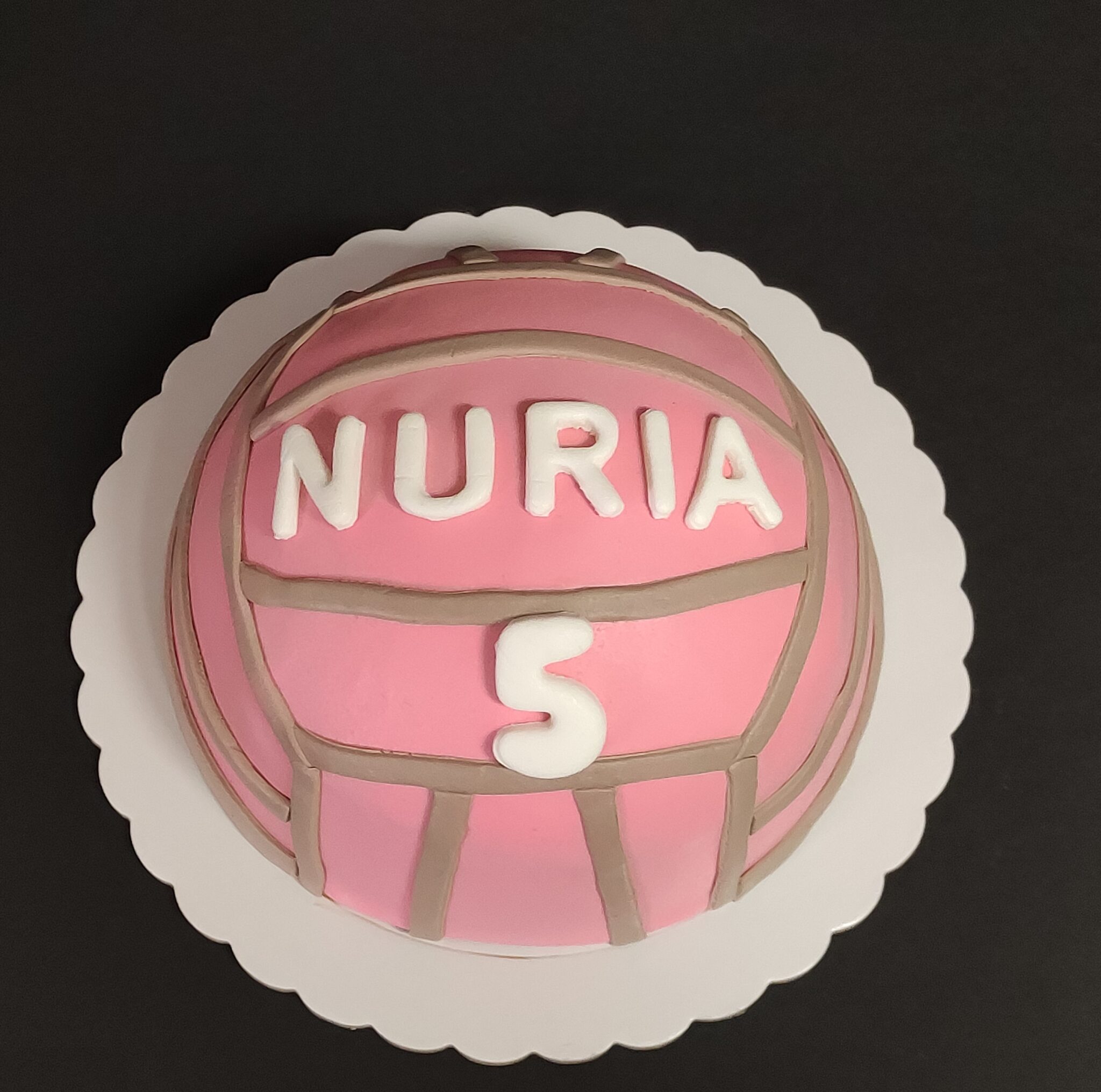 Tarta voleibol Tarta pelota de voleibol