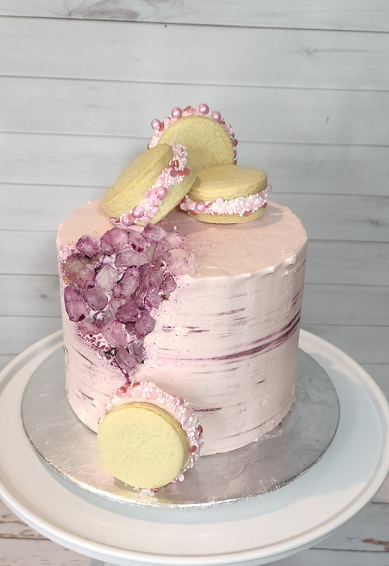 Tarta piedras y alafajores.  Tarta piedras y alafajores.