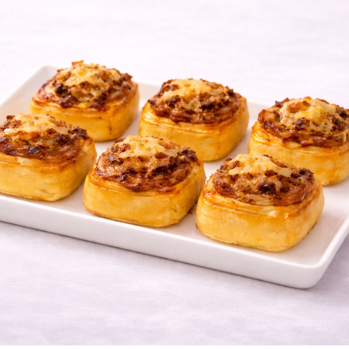 Rollos de Caramelo y queso